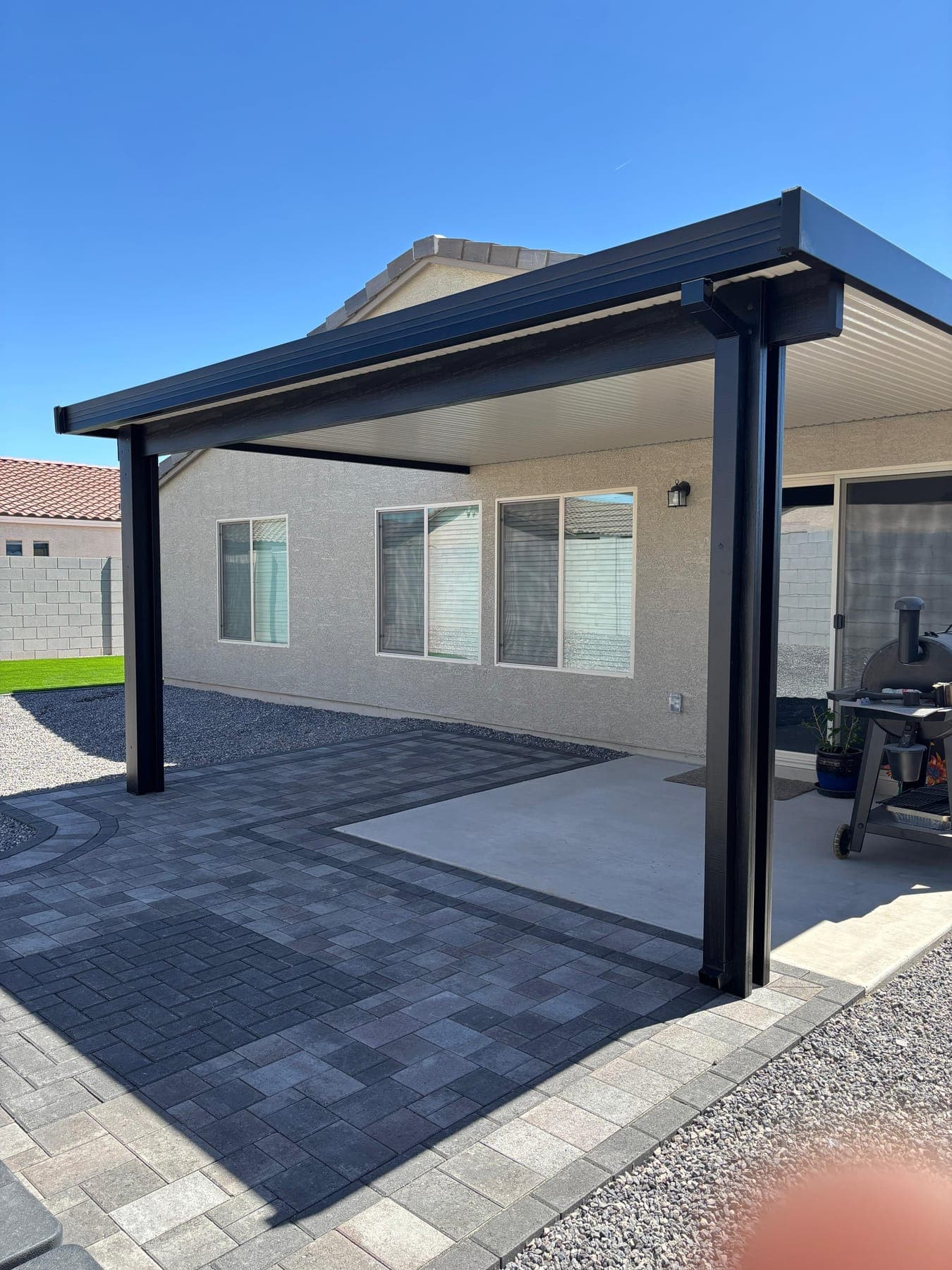 Attached patio cover in Arizona